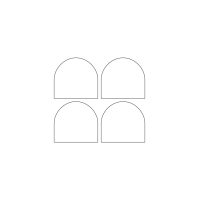 40673 - Label Size 66.895mm x 62mm - 4 label(s) per sheet