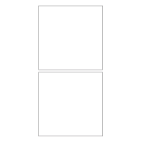 40674 - Label Size 134mm x 134mm - 2 label(s) per sheet