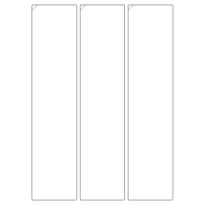 40677 - Label Size 65mm x 283mm - 3 label(s) per sheet 