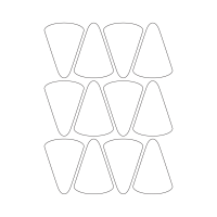 40678 - Label Size 54mm x 75mm - 12 label(s) per sheet