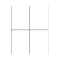 40679 - Label Size 90mm x 118mm - 4 label(s) per sheet
