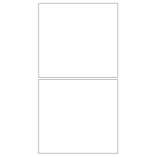 40680 - Label Size 150mm x 140mm - 2 label(s) per sheet 