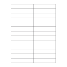 40685 - Label Size 99mm x 20mm - 26 label(s) per sheet