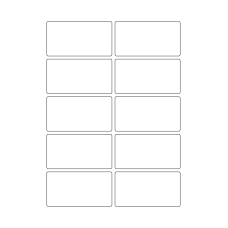 40686 - Label Size 85mm x 45mm - 10 label(s) per sheet 
