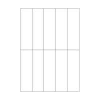 40691 - Label Size 35mm x 123mm - 10 label(s) per sheet