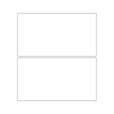 40694 - Label Size 207mm x 112mm - 2 label(s) per sheet 
