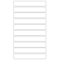 40695 - Label Size 160mm x 25mm - 10 label(s) per sheet