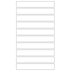 40695 - Label Size 160mm x 25mm - 10 label(s) per sheet 