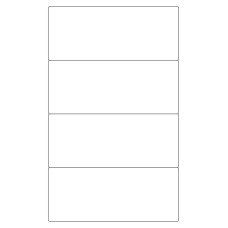 40697 - Label Size 170mm x 70mm - 4 label(s) per sheet 