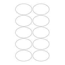 40698 - Label Size 75mm x 50mm - 10 label(s) per sheet 