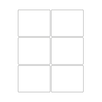 40701 - Label Size 93mm x 78mm - 6 label(s) per sheet