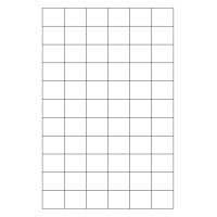 40702 - Label Size 30mm x 25mm - 66 label(s) per sheet