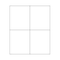40703 - Label Size 100mm x 120mm - 4 label(s) per sheet
