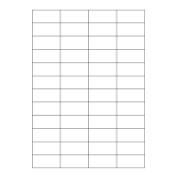 40705 - Label Size 47mm x 22mm - 48 label(s) per sheet