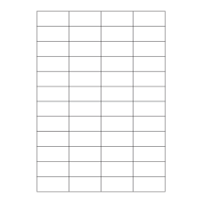 40705 - Label Size 47mm x 22mm - 48 label(s) per sheet 