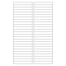 40706 - Label Size 85mm x 11mm - 50 label(s) per sheet 