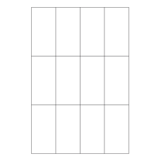 40707 - Label Size 45mm x 90mm - 12 label(s) per sheet 