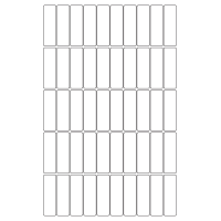 40712 - Label Size 17mm x 55mm - 50 label(s) per sheet