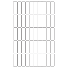 40712 - Label Size 17mm x 55mm - 50 label(s) per sheet 