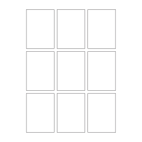 40723 - Label Size 57.8mm x 81.2mm - 9 label(s) per sheet
