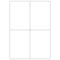 40726 - Label Size 100mm x 142mm - 4 label(s) per sheet