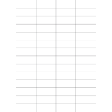 40729 - Label Size 52mm x 21mm - 56 label(s) per sheet 