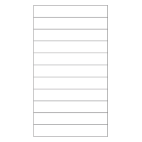 40732 - Label Size 155mm x 25mm - 11 label(s) per sheet