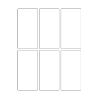 40734 - Label Size 60mm x 120mm - 6 label(s) per sheet