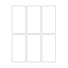 40734 - Label Size 60mm x 120mm - 6 label(s) per sheet 