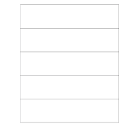 40735 - Label Size 210mm x 50mm - 5 label(s) per sheet