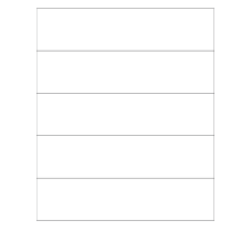 40735 - Label Size 210mm x 50mm - 5 label(s) per sheet 