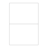 40736 - Label Size 180mm x 130mm - 2 label(s) per sheet