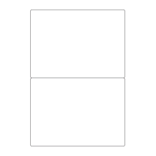 40736 - Label Size 180mm x 130mm - 2 label(s) per sheet 