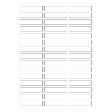 40737 - Label Size 60mm x 13mm - 45 label(s) per sheet 