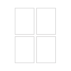40738 - Label Size 80mm x 110mm - 4 label(s) per sheet 