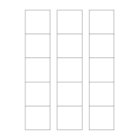 40740 - Label Size 53mm x 51mm - 15 label(s) per sheet