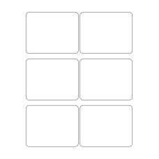 40741 - Label Size 98mm x 77mm - 6 label(s) per sheet 