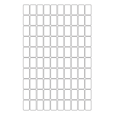 40742 - Label Size 15.8mm x 25.4mm - 100 label(s) per sheet 