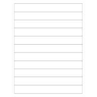 40745 - Label Size 210mm x 25mm - 11 label(s) per sheet