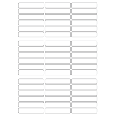 40747 - Label Size 66mm x 13mm - 54 label(s) per sheet 