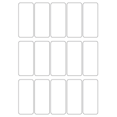40749 - Label Size 38mm x 88mm - 15 label(s) per sheet 
