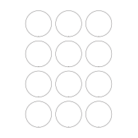 40750 - Label Size 56mm x 56mm - 12 label(s) per sheet
