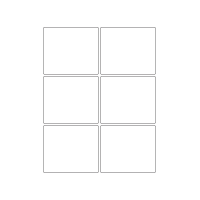 40751 - Label Size 82mm x 70mm - 6 label(s) per sheet