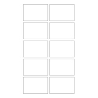 40752 - Label Size 75mm x 50mm - 10 label(s) per sheet