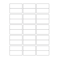 40754 - Label Size 63.5mm x 24mm - 30 label(s) per sheet