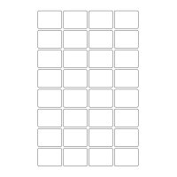 40755 - Label Size 40mm x 30mm - 32 label(s) per sheet