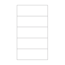 40758 - Label Size 140mm x 50mm - 5 label(s) per sheet 