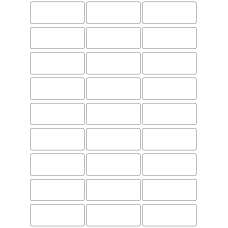 40762 - Label Size 70mm x 28mm - 27 label(s) per sheet 