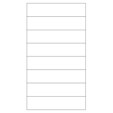 40767 - Label Size 155mm x 35mm - 8 label(s) per sheet 