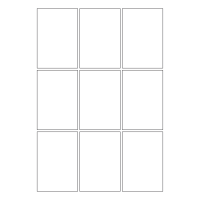 40768 - Label Size 60mm x 88mm - 9 label(s) per sheet